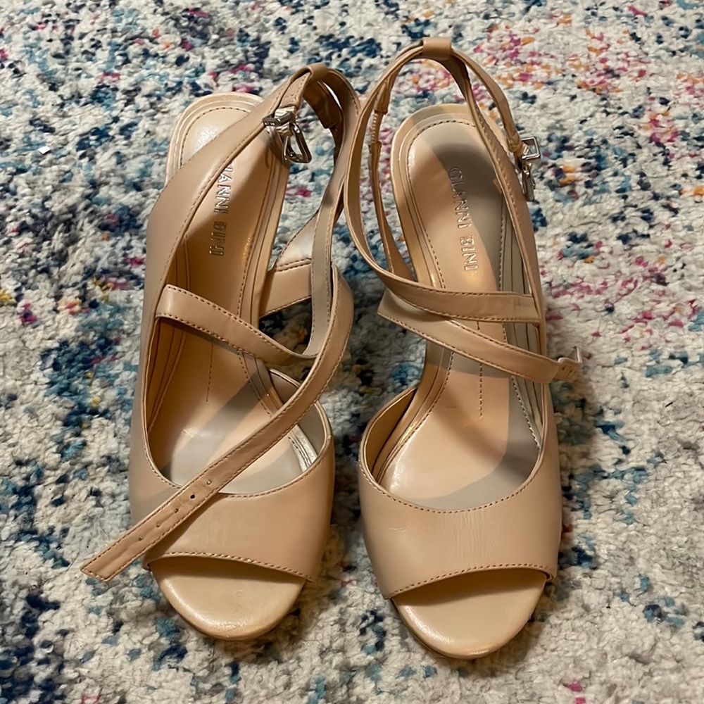 Nude Heeled Sandals